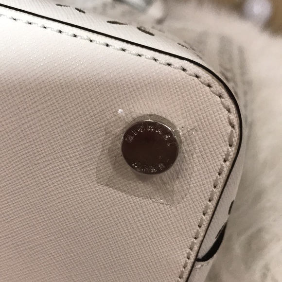 MMK Leather Lasercut Embellished Tote - Picture 8 of 13